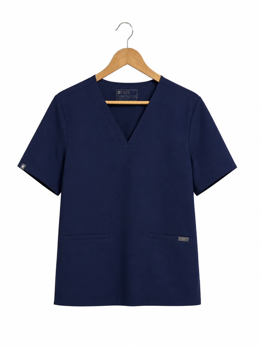 Figs Casma Scrub Top 3-Pocket Navy Blue Size XXL